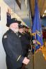 The American Legion Honor Guard waits for the Veterans Day ceremony to begin. Photo by Rhonda Silence